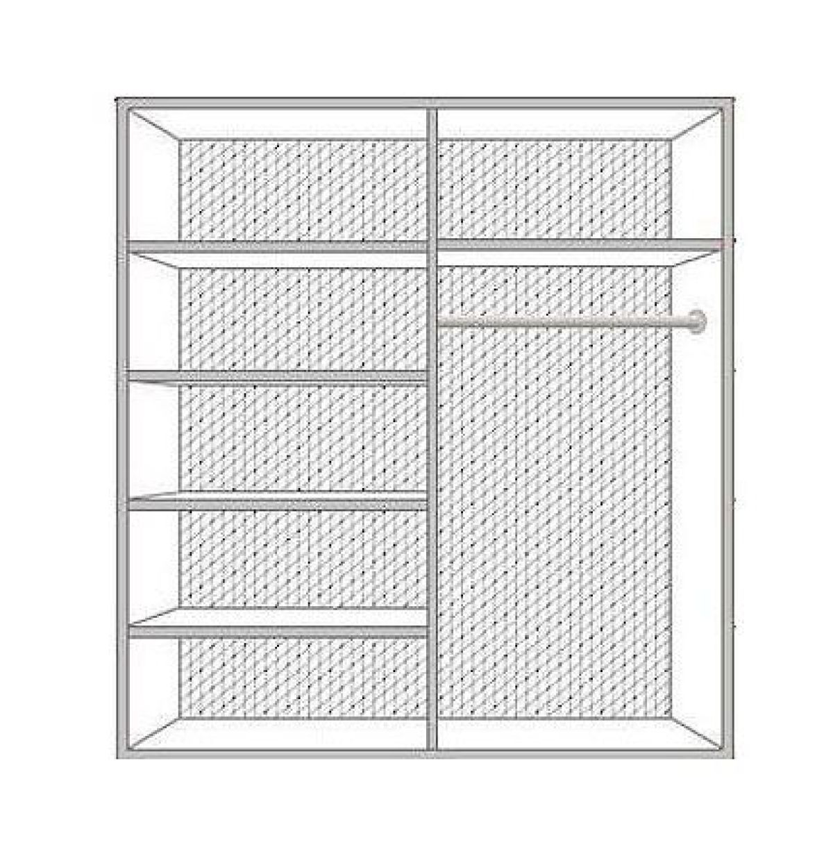 Шкаф 4-х дверный с зеркалами (08.244) Ирина (беж) | фото 2