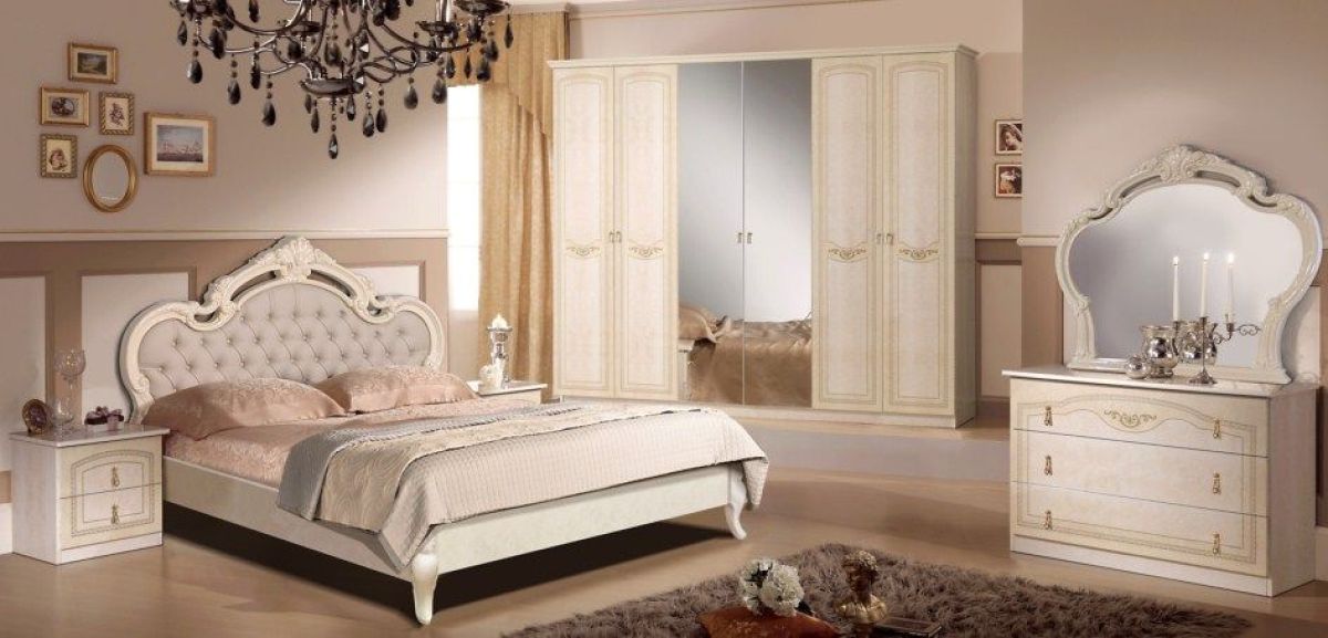 Зеркало в раме к кровати 1800 (08.250) Ирина (беж) | фото 2