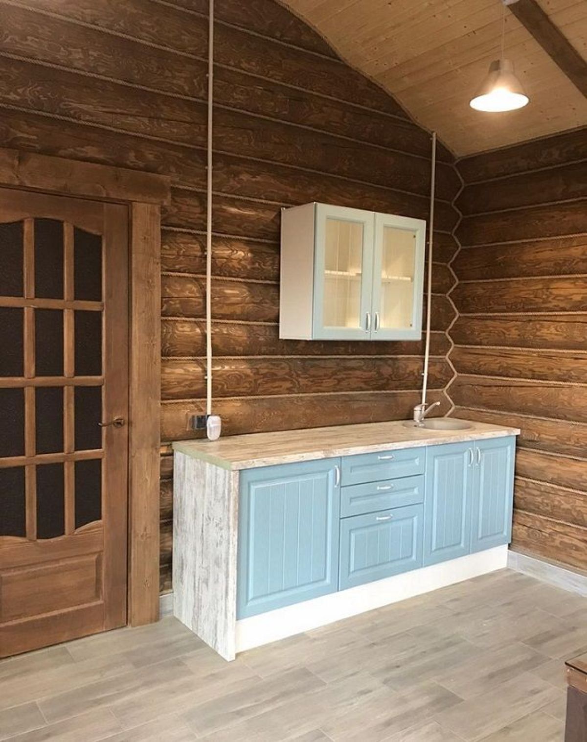 Кухонный гарнитур Принцесса 3050 Арктик/Мурено (модульный) Горизонт | фото 10