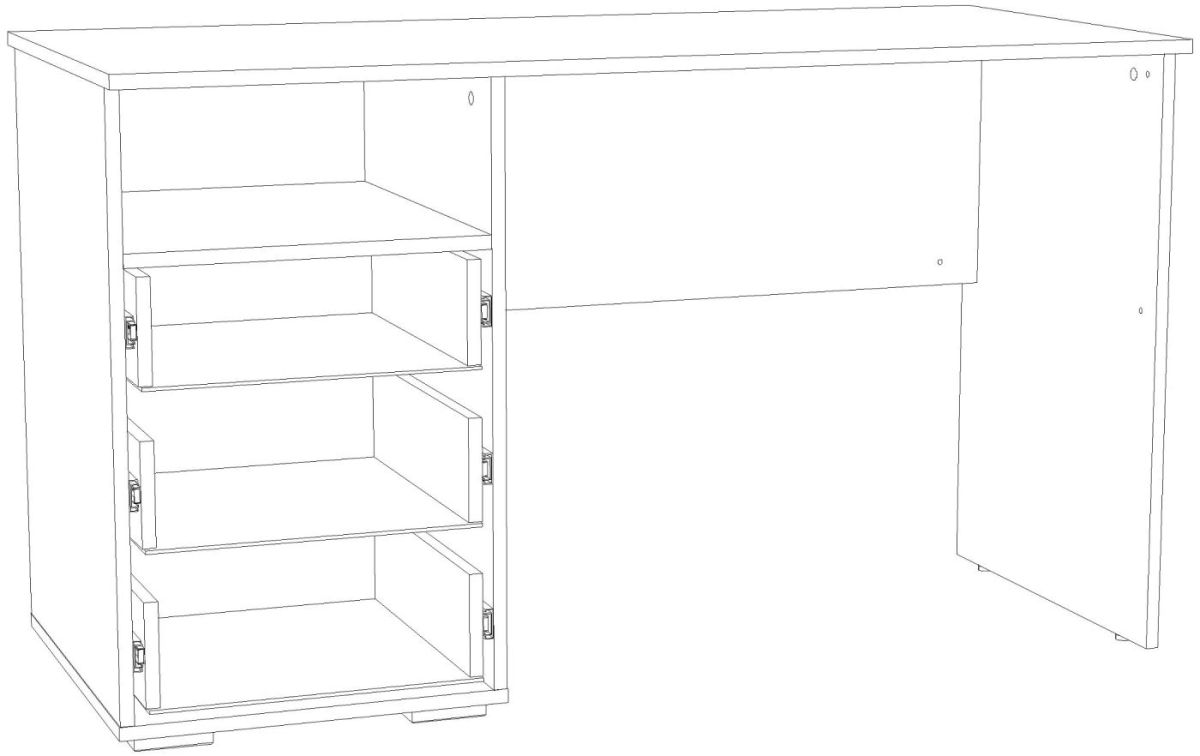 Стол письменный НМ 041.40 "Банни" (Макарун) | фото 5