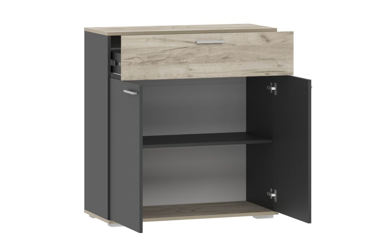 Тумба НМ 013.77 "Санти" (Антрацит/Крафт Серый) | фото 2