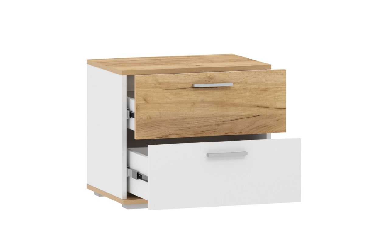 Тумба для обуви НМ 013.24 "Санти" (Белый/Крафт Золотой) | фото 2