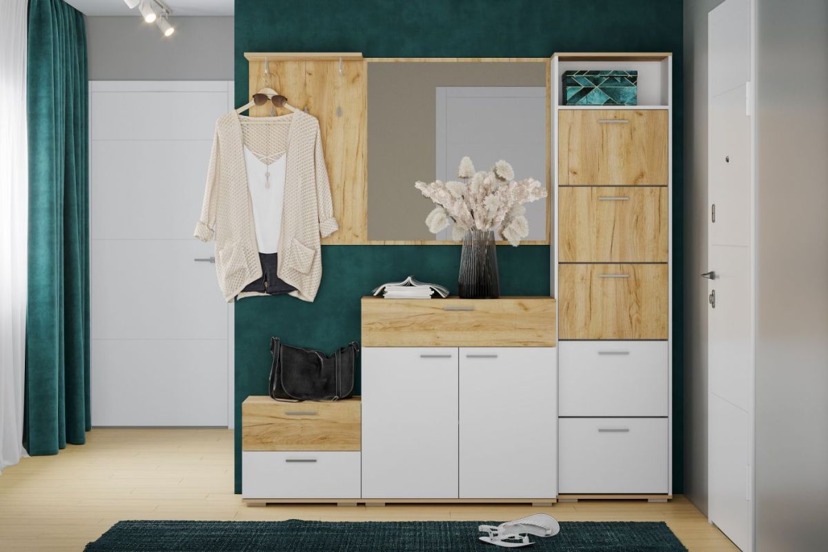 Тумба НМ 013.77 "Санти" (Белый/Крафт Золотой) | фото 3