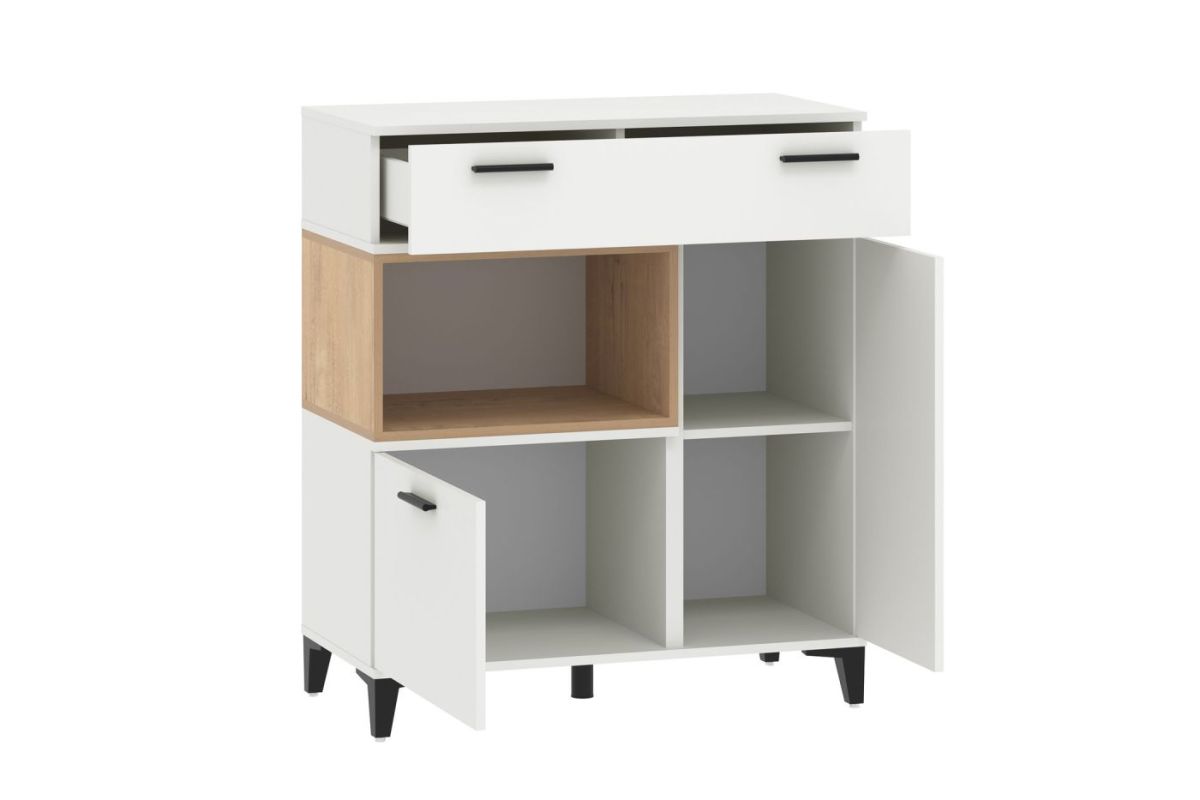 Гостиная "Bergen" (модульная) Белый /Дуб бунратти | фото 9