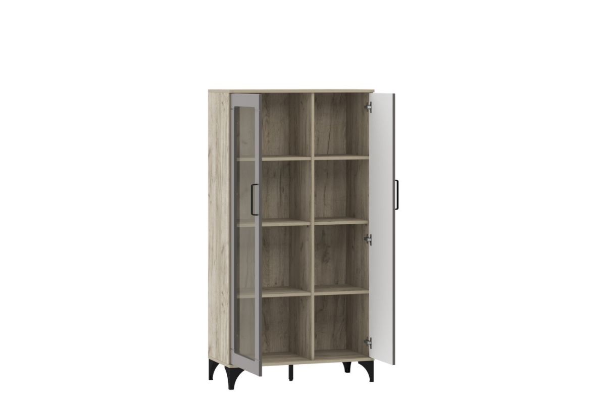 Гостиная "Марсель" (модульная) Софт Графит/Дуб Крафт Серый | фото 7