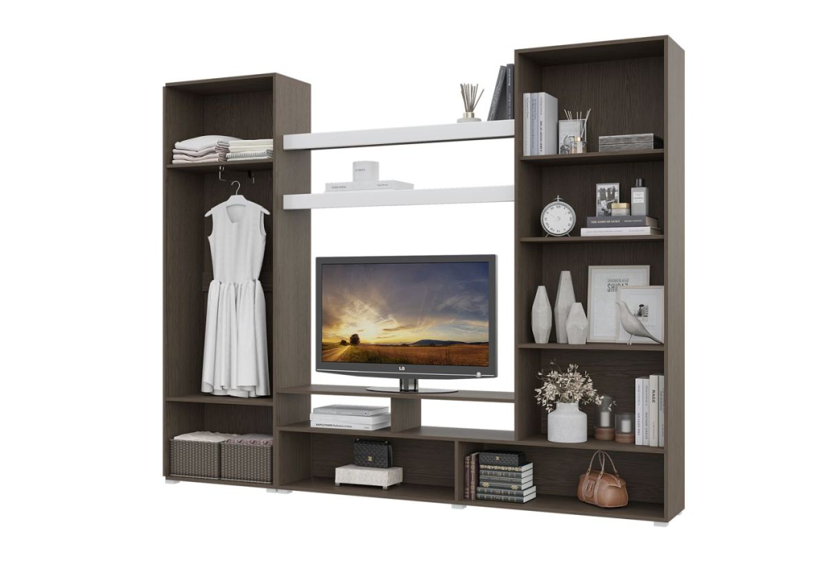 Гостиная Альфа МДФ (Венге/Белый глянец) | фото 2