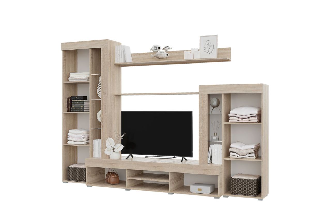 Гостиная Дельта (Сонома/Белый) | фото 2