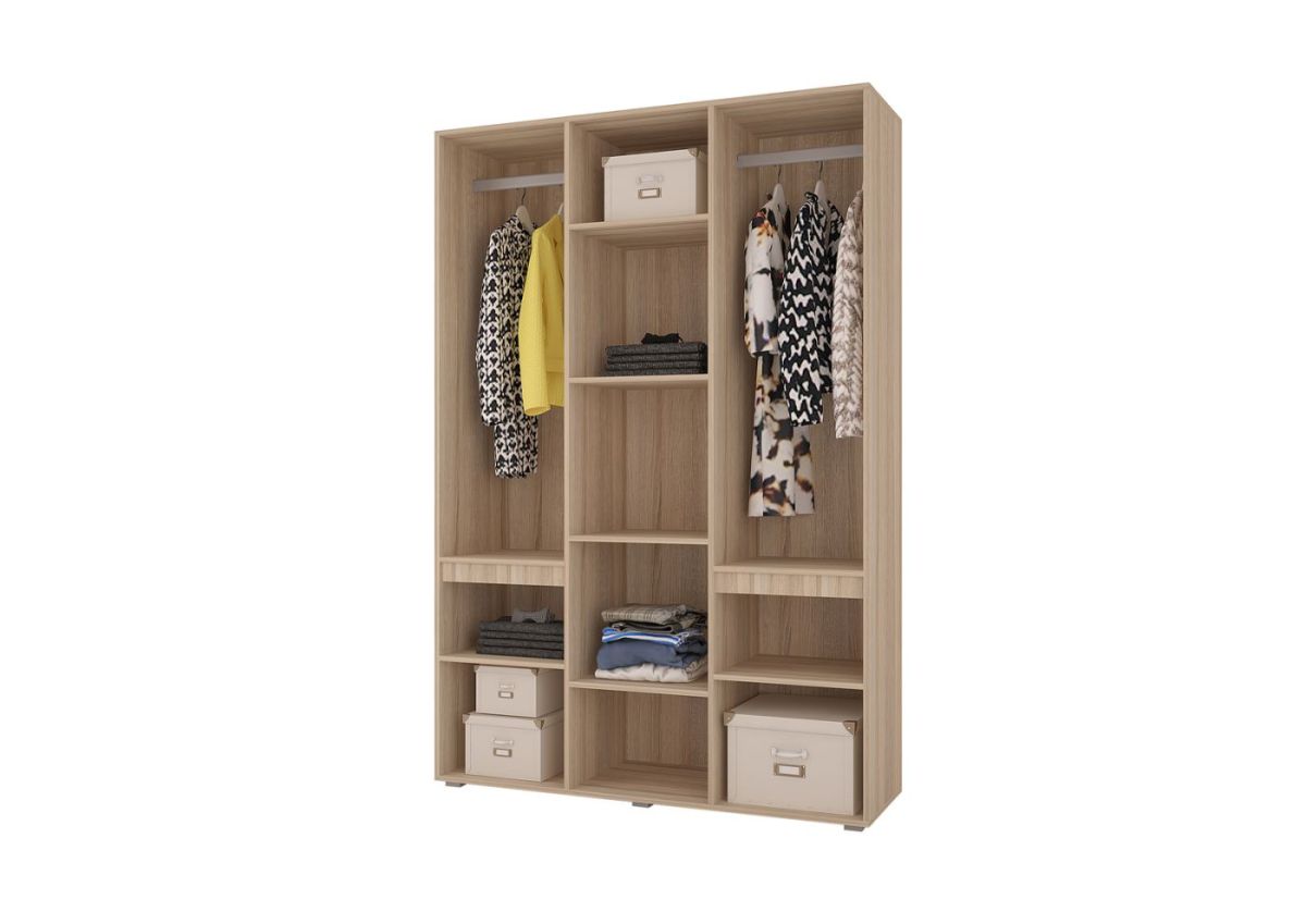 Спальный гарнитур АНТАЛИЯ (модульный) Сонома/Графит софт | фото 4