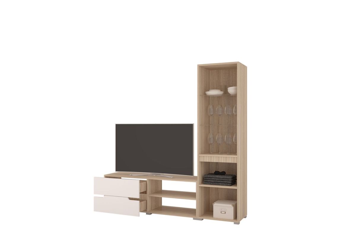 Гостиная АНТАЛИЯ (модульная) Сонома/Графит софт | фото 5