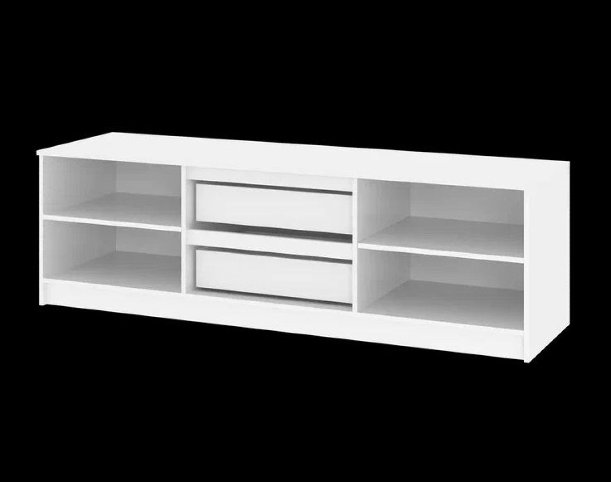 Тумба ТВ большая Парус (Белый/Графит) | фото 5