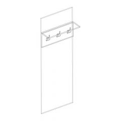 ВИТА Панель под вешалки 600 (темно серый) | фото 2