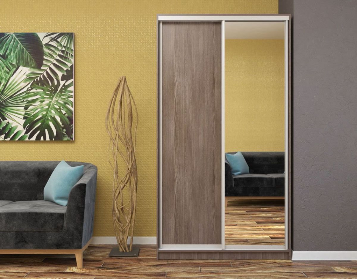 Шкаф-купе Ксения 1600 ЛДСП/Зеркало (ЛДСП 2 кат.) | фото 7