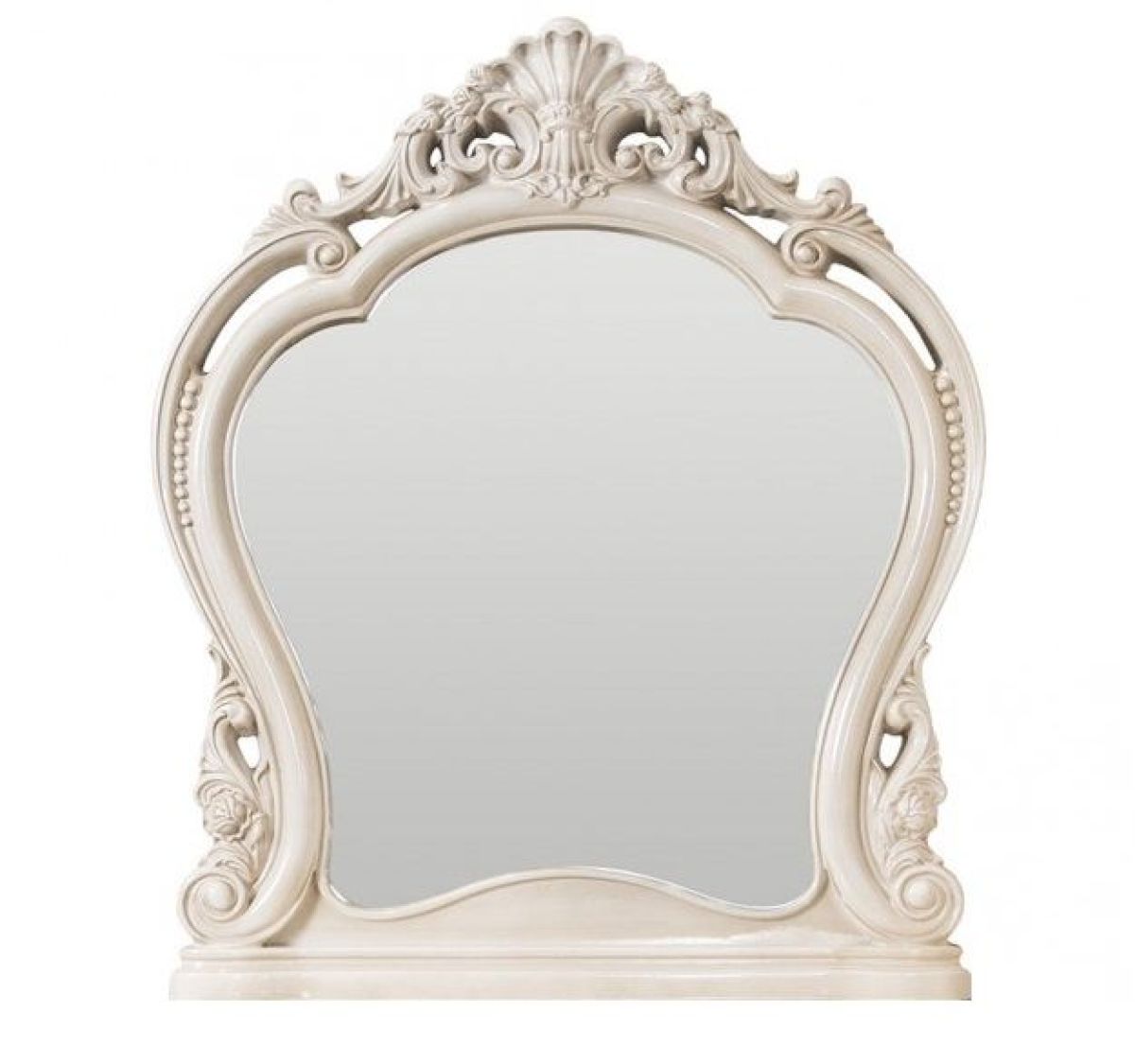 Комод 4 ящика с Зеркалом ППУ (крем) коллекция Патрисия | фото 2