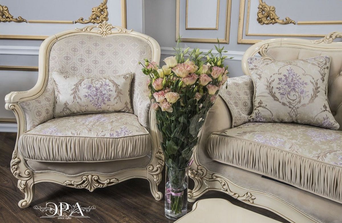 Комплект мягкой мебели Мона Лиза (крем) с раскладным механизмом | фото 12