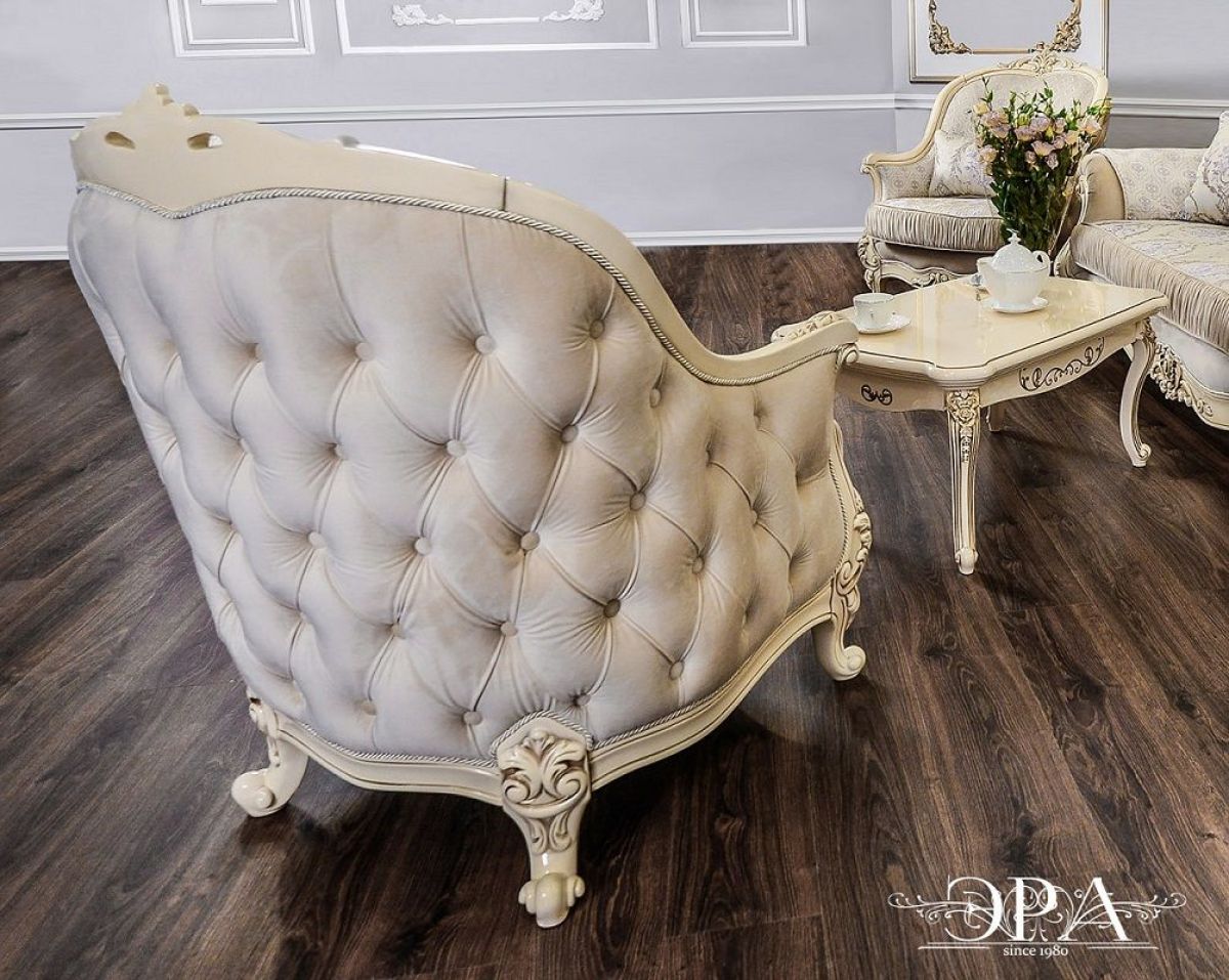 Комплект мягкой мебели Мона Лиза (крем) с раскладным механизмом | фото 13