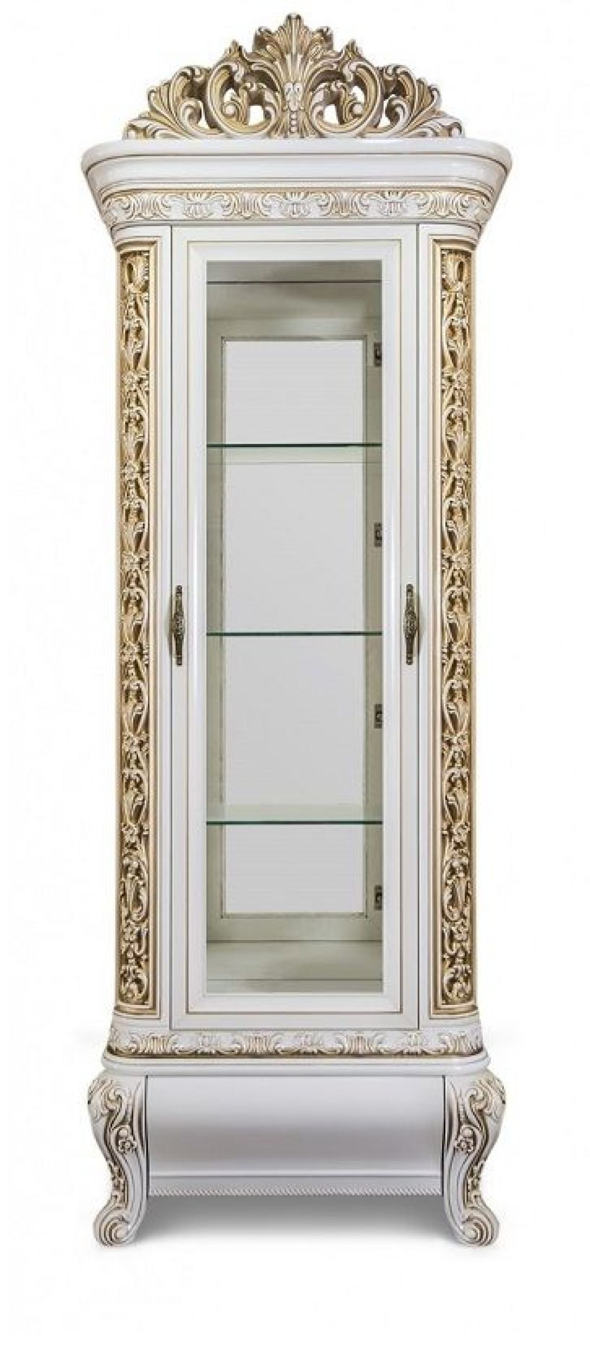 Витрина одностворчатая Алсу (белый глянец) | фото 3