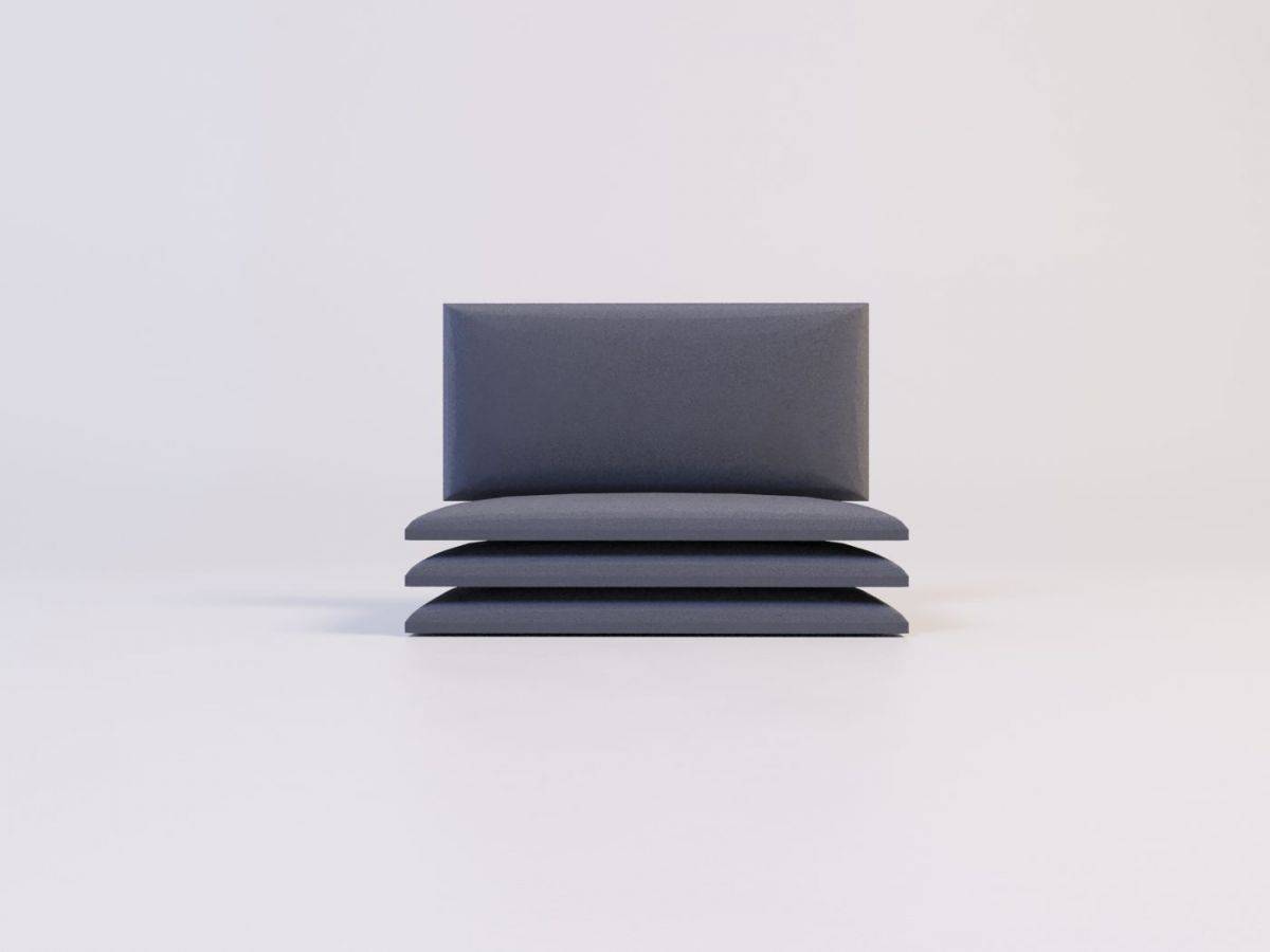 Мягкие панели ПРЯМОУГОЛЬНИКИ 30*60 (4 шт.) для детской | фото 4