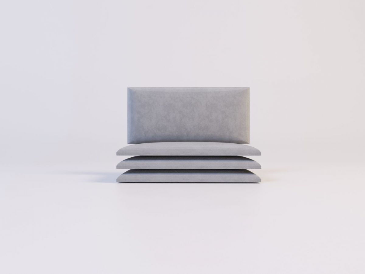 Мягкие панели ПРЯМОУГОЛЬНИКИ 30*60 (4 шт.) для детской | фото 14