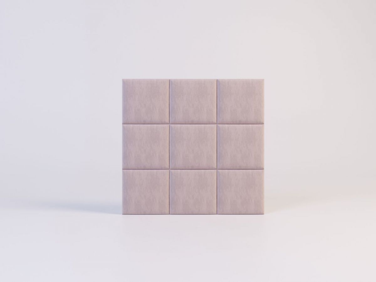 Мягкие панели КВАДРАТЫ 30*30 (9 шт.) для гостиной | фото 13