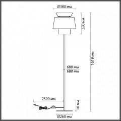 Торшер Odeon Light Kressa 4992/1FA | фото 4