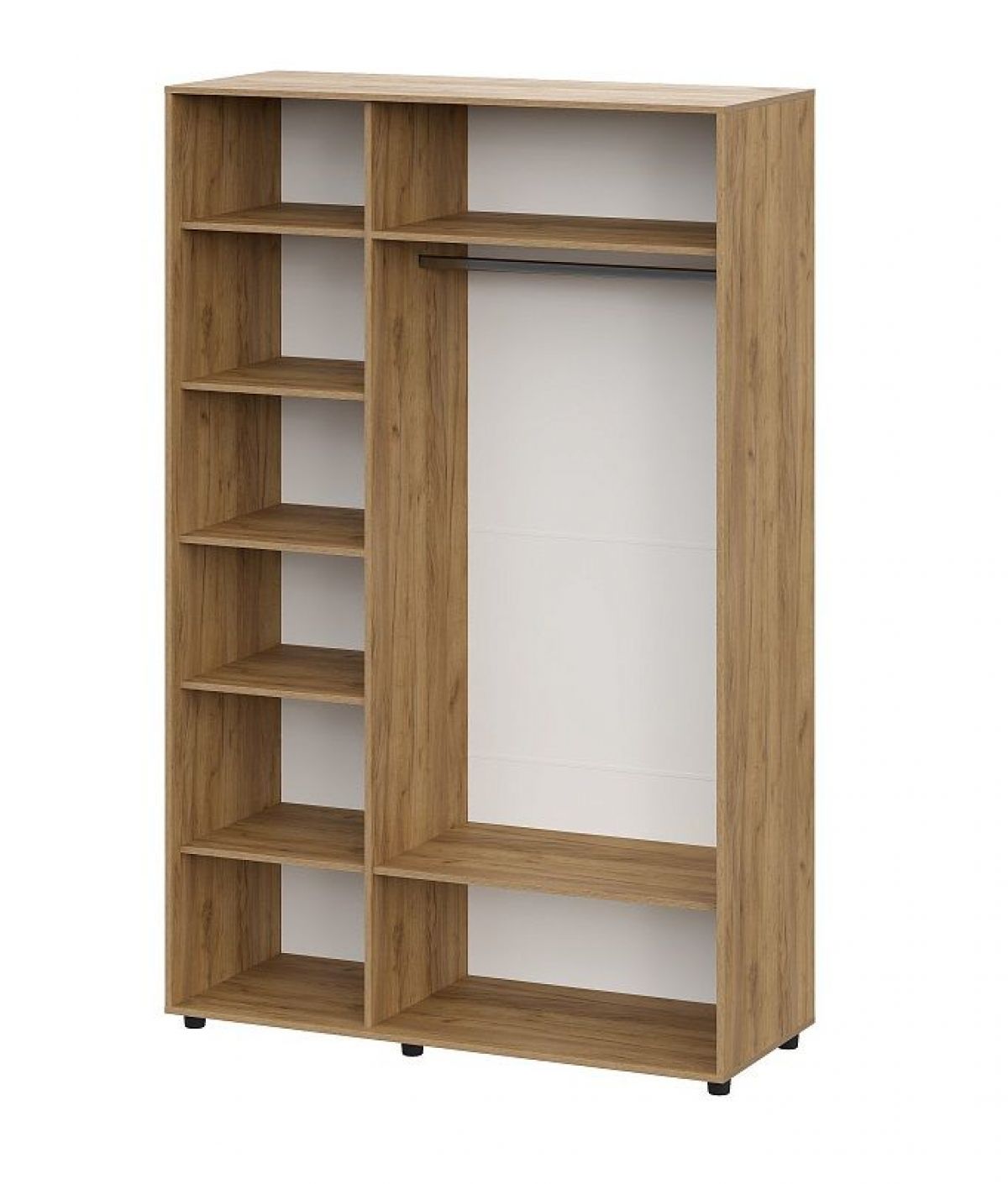 МИЛАН Шкаф трехстворчатый (Дуб Золотой/Белый Матовый) | фото 2