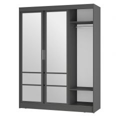 Спальня Симпл (графит) модульная | фото 43