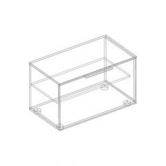 ВИТА Тумба 1-ств 800 (темно серый) | фото 2