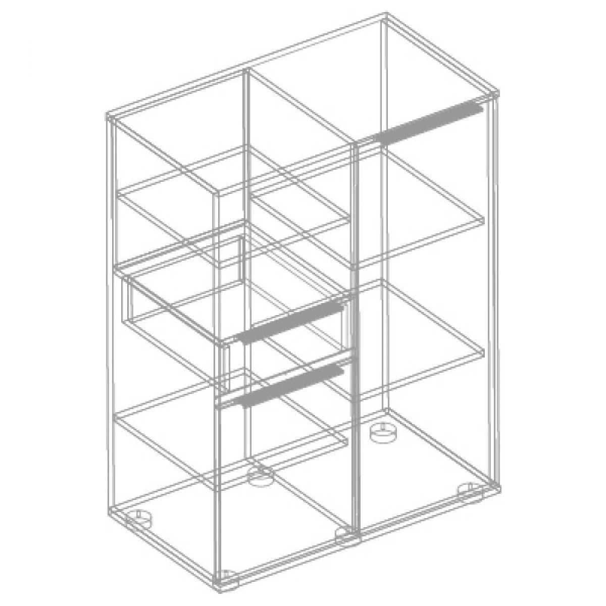 СТИЛ Комод 2-ств c ящиком и нишей | фото 2