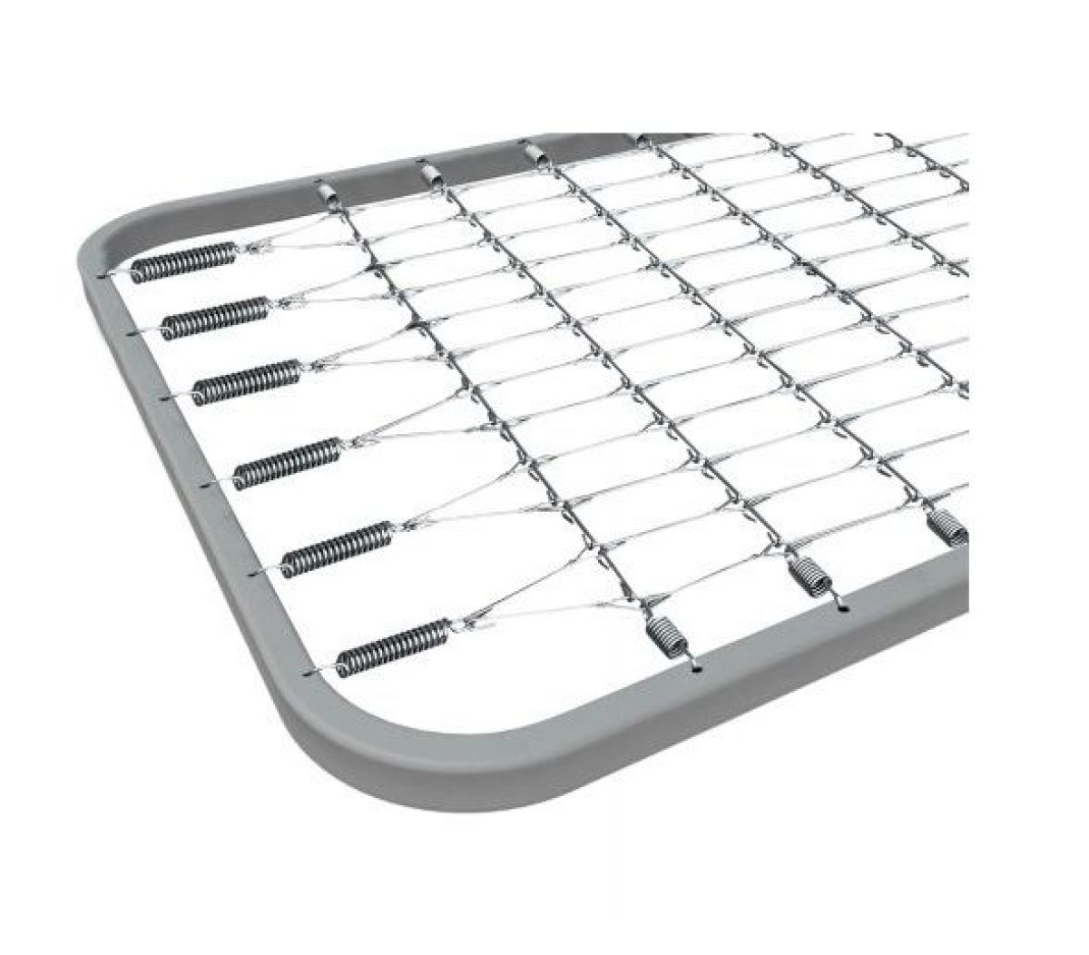 Кровать Комбинированная К630.К спинка ЛДСП (800*1900) Рама закругленная 40*25, кв звено | фото 3