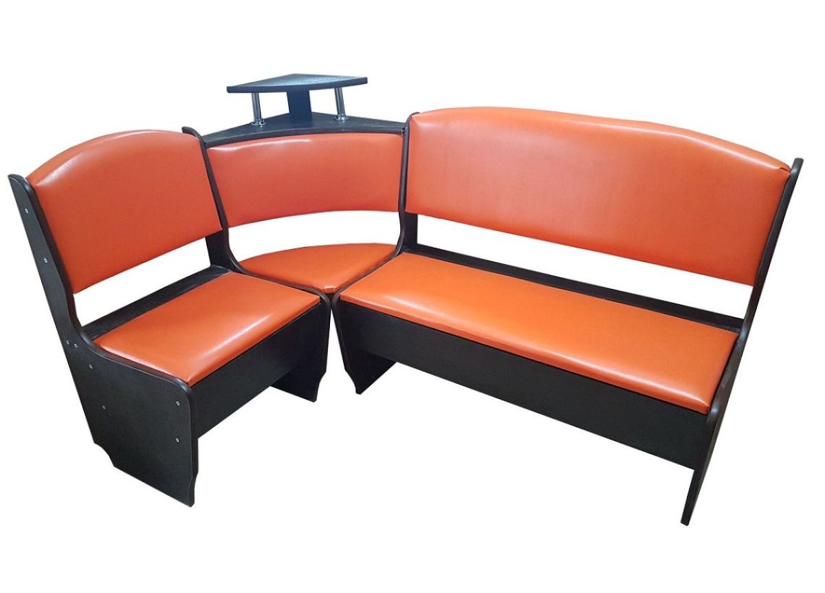 Кухонный уголок Нео Стандарт + стол + табурет 2 шт. (1000*1500) кожзам | фото 5