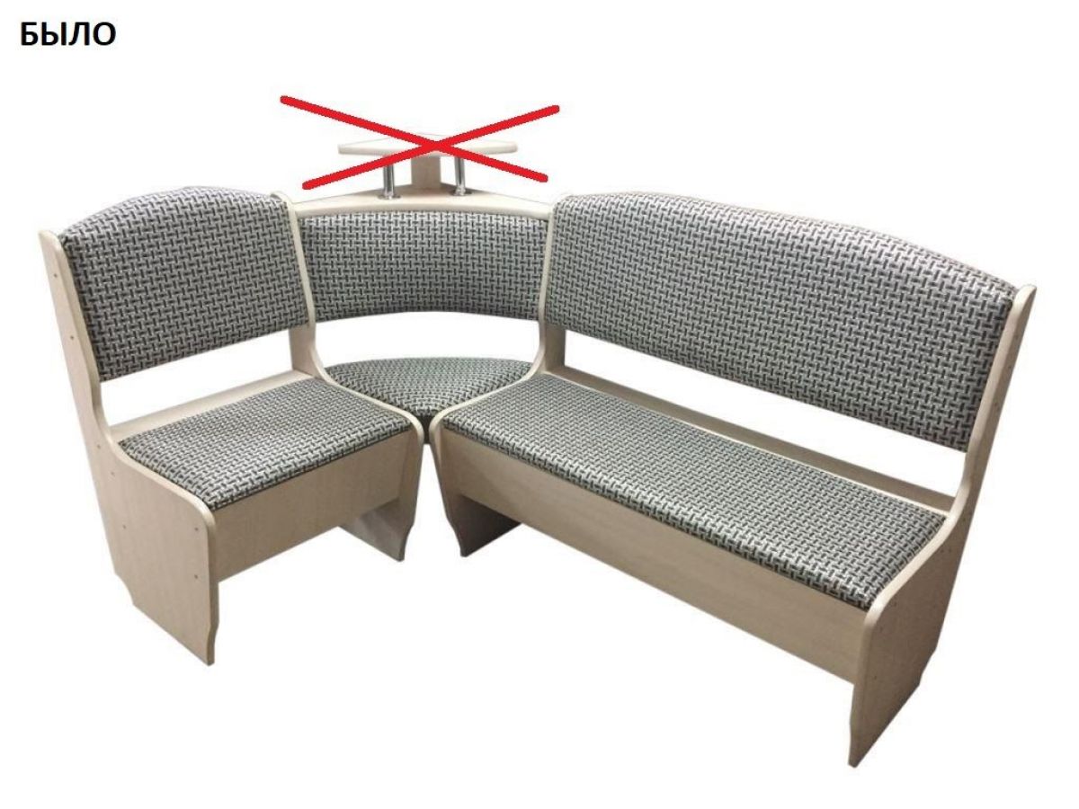 Кухонный уголок Нео Стандарт + стол + табурет 2 шт. (1000*1500) кожзам | фото 2