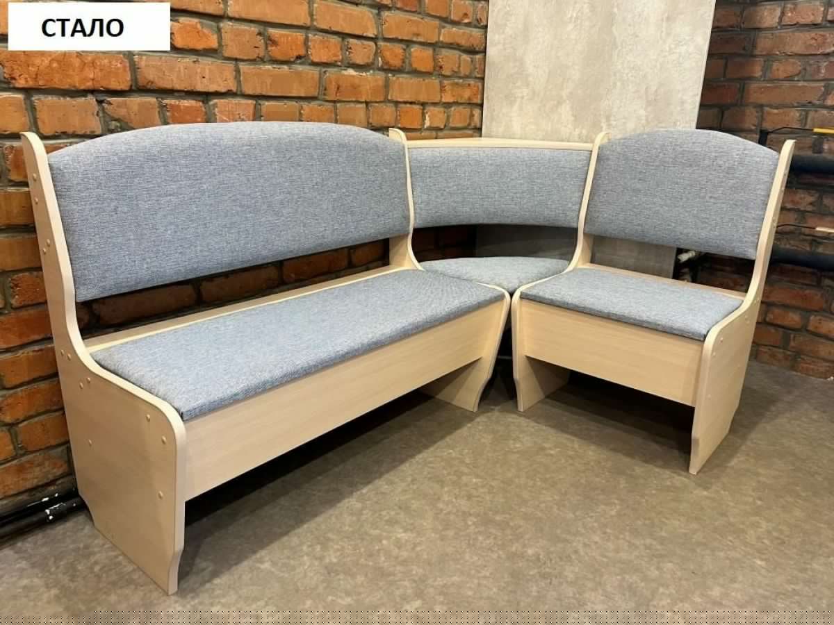 Кухонный уголок Нео Стандарт + стол + табурет 2 шт. (1000*1500) кожзам | фото 3