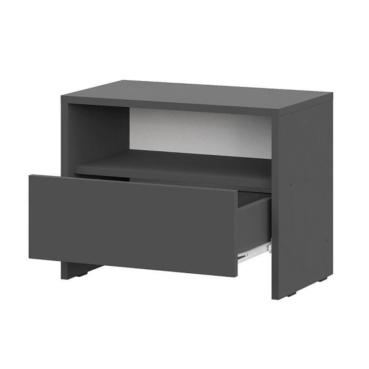 КАМЕЛИЯ 1 Серия 2 Тумба прикроватная Графит серый | фото 2