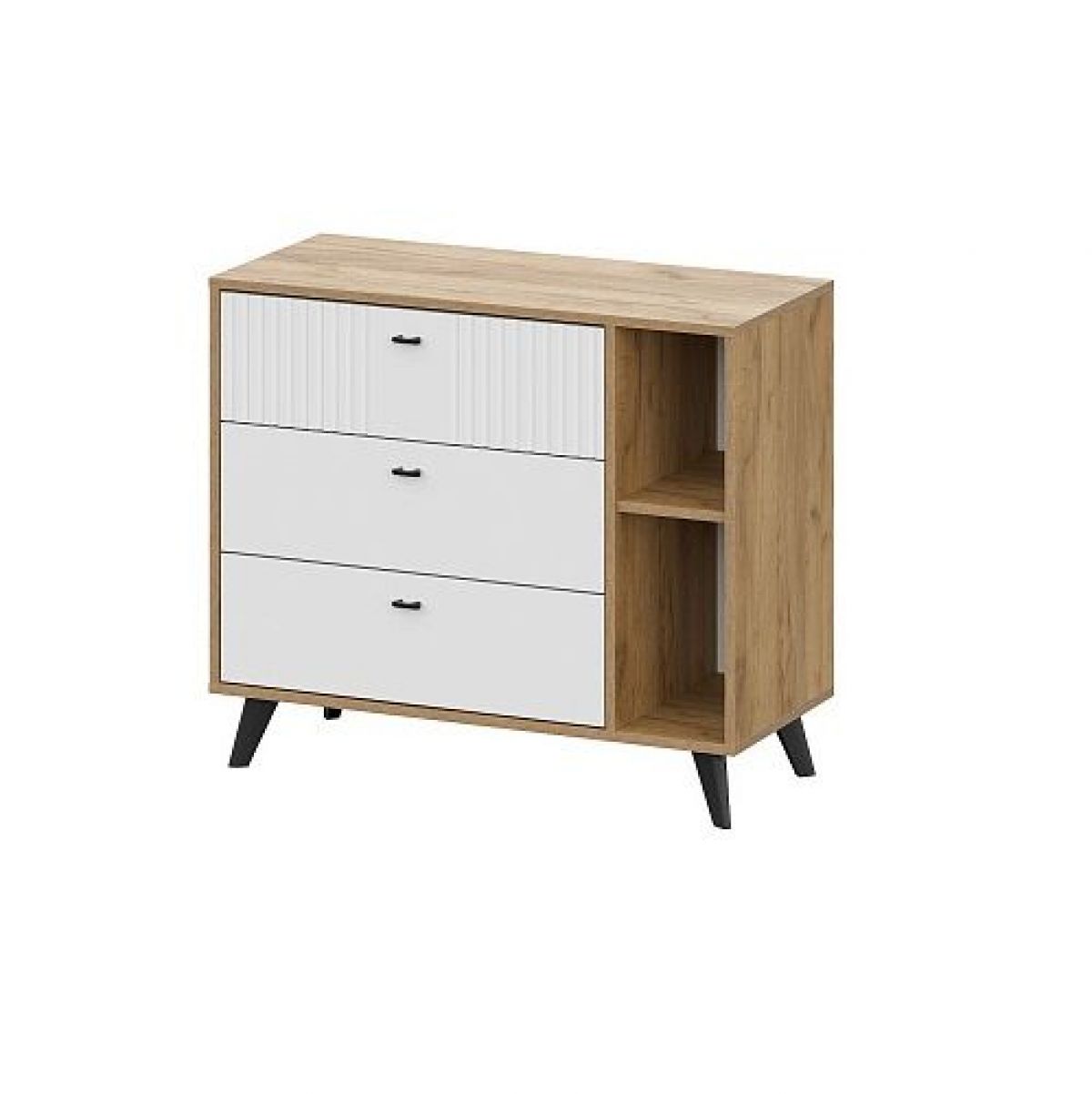 МИЛАН Детская (Дуб Золотой/Белый матовый) | фото 14