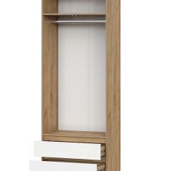 НЕКСТ 1 Спальный гарнитур (модульный) Дуб Золотой/Белый | фото 11