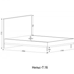 НИЛЬС - 7.16 Кровать с ортопедом 1600 | фото 2