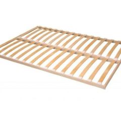 Кровать двойная №2 (универсальная 1.6х2.0) Серия 2 + основание (Белый/Серый ткань/Квадро Серый ткань) | фото 3