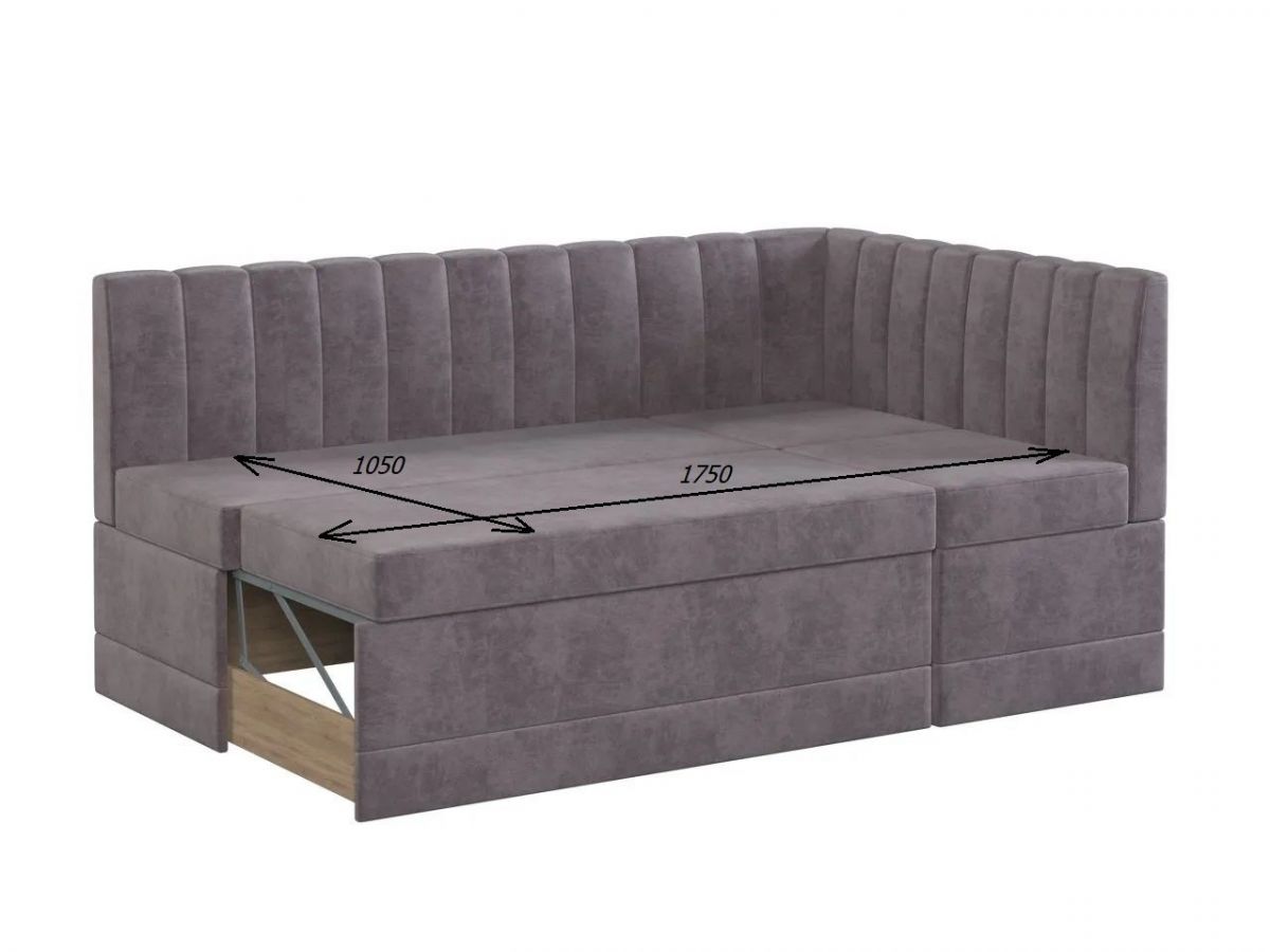 ТОМЕНТО Кухонный уголок со спальным местом (велюр 2 кат) | фото 3