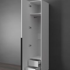 Шкаф Linnea MHR-1-3 2050х400х510 (Белый-М 11.1.2) | фото 7