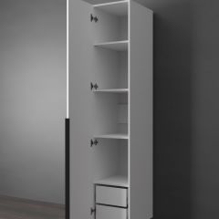 Шкаф Linnea MHR-1-4 2050х400х510 (Белый-М 11.1.1) | фото 5