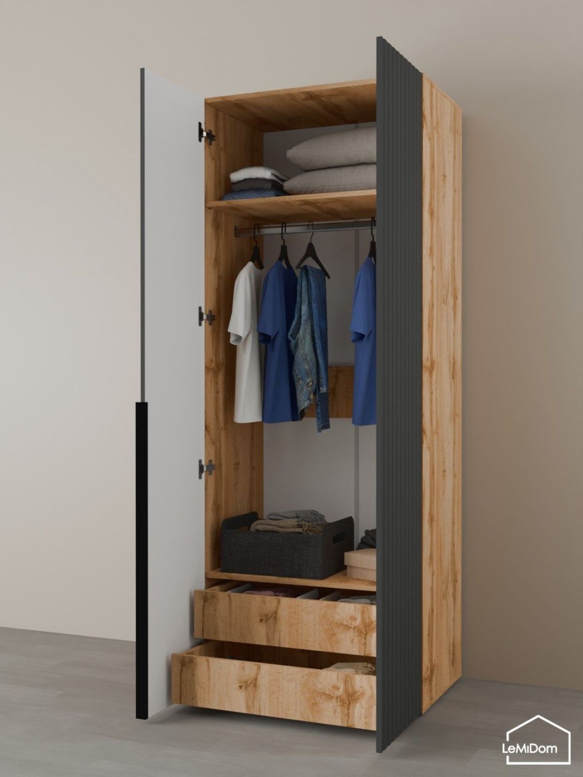 Шкаф Linnea MHR-2-3 2050х800х510 (ДВ-М 11.1.25) | фото 6