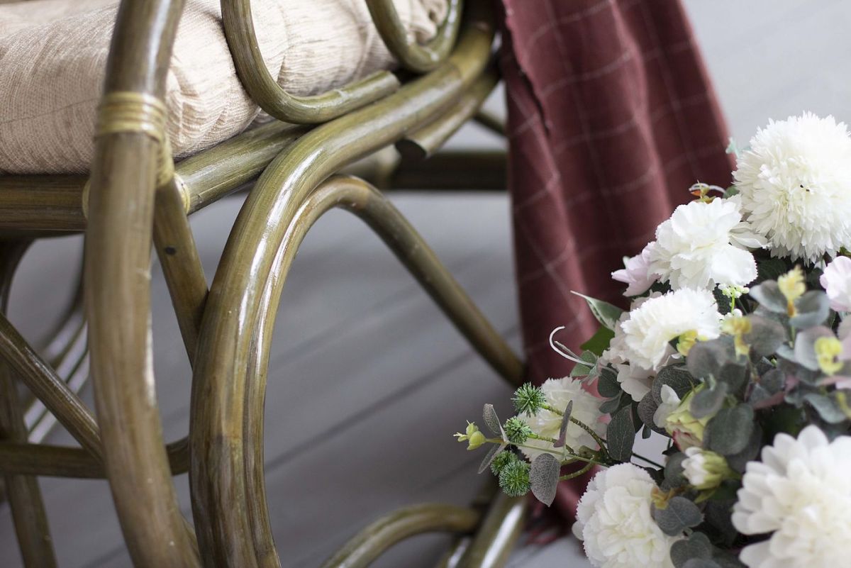 Кресло - качалка 05/05 с подушкой (Олива) Разборное/в коробке | фото 4