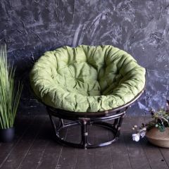Кресло Папасан 23/01 с подушкой (Темно-коричневый) | фото 4