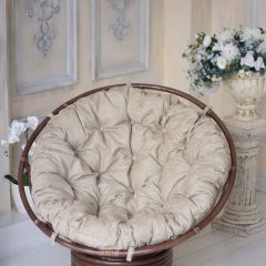 Кресло Папасан вращающийся 23/01В с подушкой (Орех матовый) | фото 2