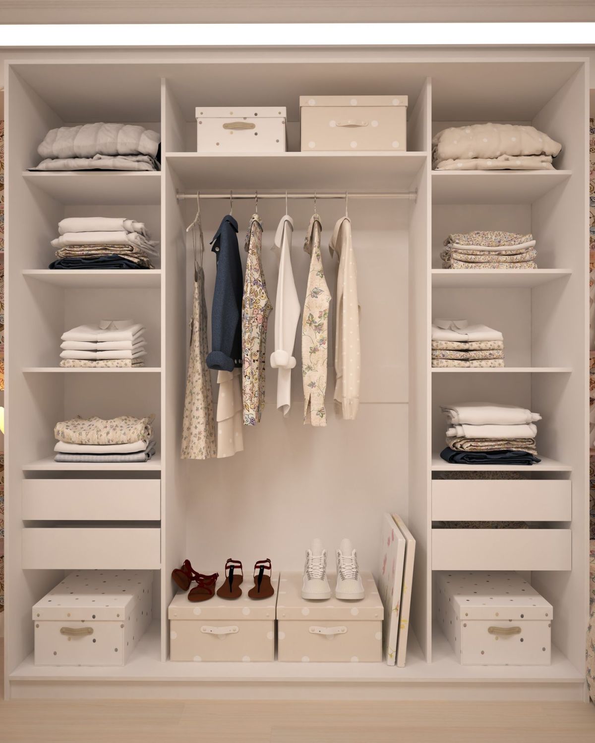 Шкаф-купе Юлия 2000 ЛДСП/Зеркало/ЛДСП (ЛДСП 1 кат.) | фото 2