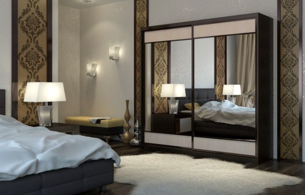 Шкаф-купе Юлия 2000 ЛДСП/Зеркало/ЛДСП (ЛДСП 1 кат.) | фото 5