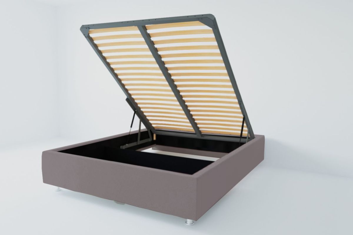 Кровать Подиум с ПМ 1800 (велюр темно-серый) | фото 2