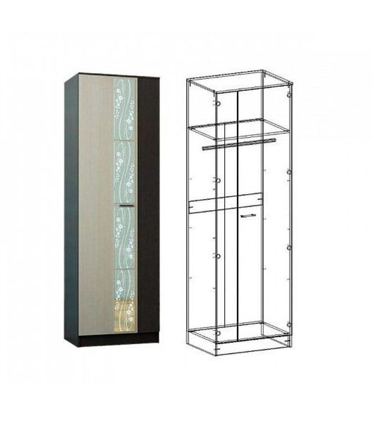 САБИНА ГОСТИНАЯ НАБОР №ВД-2 (венге/дуб белфорт) | фото 3