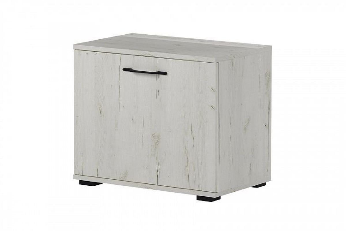 ИТАЛИЯ Вешалка В-600/Обувница О-600 (дуб крафт белый) | фото 3