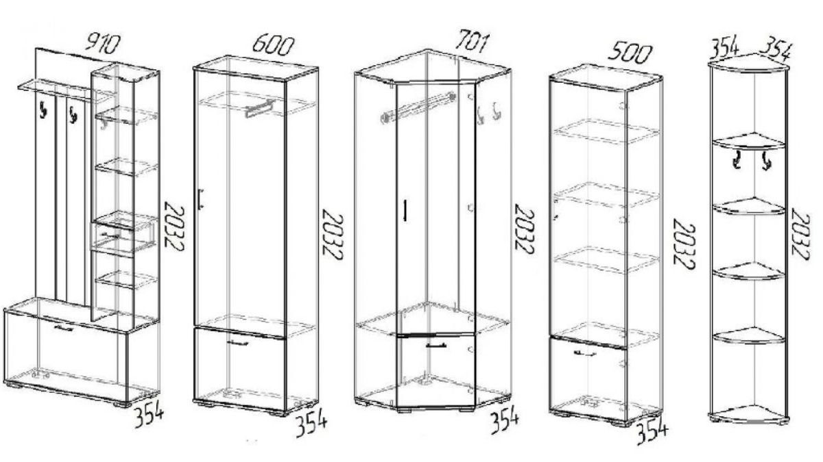 Прихожая Ника (модульная) венге/лоредо | фото 2